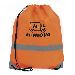 Reflective band drawstring bag