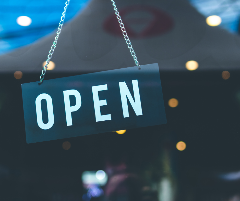 We are open!
