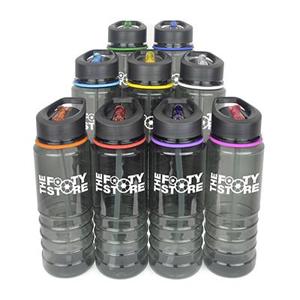 Sports bottle with straw