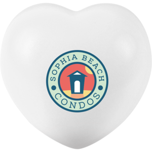 Heart shaped stress balls