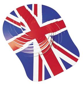 Union Jack Spiral Hats