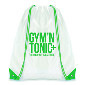 White Drawstring bag