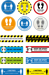 Social Distancing Floor Stickers 