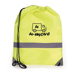 Reflective band drawstring bag