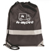 Reflective band drawstring bag