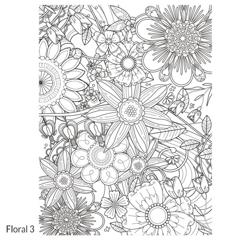 Adult Therapy Colouring Books