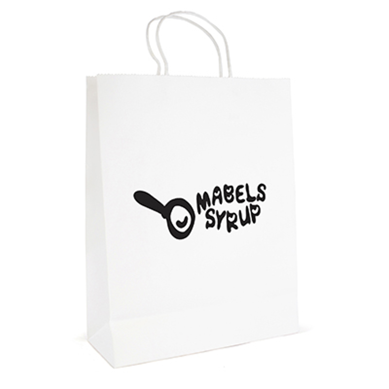 White Paper Carrier Bags